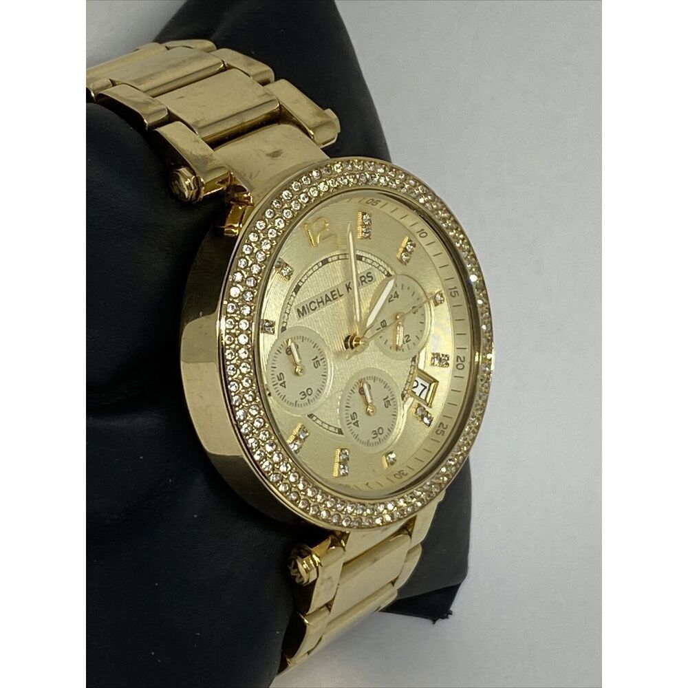Michael Kors Parker MK5354 Women Stainless Steel Analog Dial Quartz Watch XR652 - Picture 5 of 12